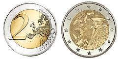Commémorative 2 euros Slovaquie 2022 UNC - 35 Ans du Programme Erasmus