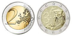 Commémorative 2 euros Lituanie 2022 UNC - 35 Ans du Programme Erasmus