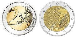 Commémorative 2 euros Malte 2022 UNC - 35 Ans du Programme Erasmus (en prévente)