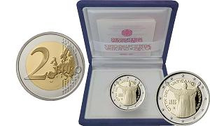 Commémorative 2 euros Vatican 2022 BE - 125 ans de la Naissance du pape Paul VI
