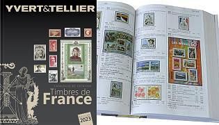 Tome I France 2023 - Catalogue de cotation Yvert et Tellier des timbres de France de 1849 à nos jours