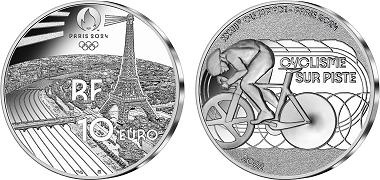Commémorative 10 euros Argent Sport Cyclisme France 2022 BE - Monnaie de Paris