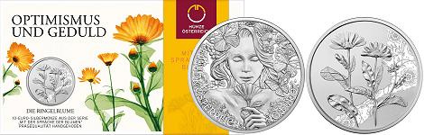 Commémorative 10 euros Argent Autriche 2022 BU - Le Souci