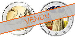 Commémorative 2 euros Vatican 2022 UNC en couleur type A - Naissance du pape Paul VI