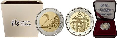 Commémorative 2 euros Slovaquie 2022 BE - 300 ans de la machine à vapeur