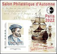 CNEP - Salon Philatélique d'Automne PARIS 2022 - Jacques Cartier