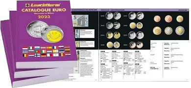 Catalogue et Argus Euro pour monnaies et billets - édition Leuchtturm 2023 (en prévente)