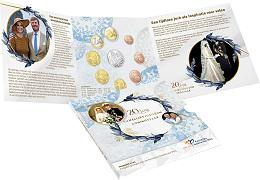 Coffret série monnaies euro Pays-Bas 2022 Brillant Universel - Themaset Mariage Royal