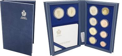 Coffret série monnaies euro Saint-Marin 2022 BE - 10 pièces série + 2 euros Piero et Canova