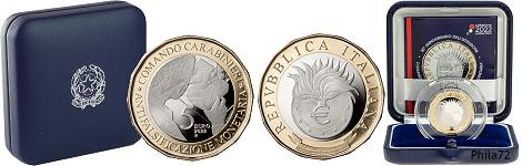 Commémorative 5 euros Italie 2022 Belle Epreuve - 30 ans des Carabiniers Monétaire
