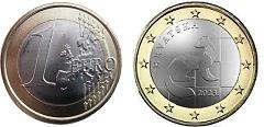 Pièce officielle de 1 euro Croatie 2023 UNC - Le Kuna
