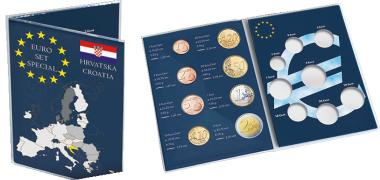Pochette spéciale pour les séries d’euros de la Croatie