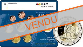 Coffret série monnaies euro Allemagne 2023 BU