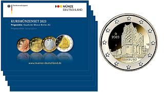 Lot de 5 coffrets séries monnaies euro Allemagne 2023 BE (les 5 ateliers)