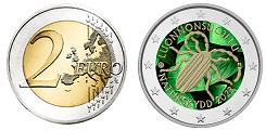 Commémorative 2 euros Finlande 2023 UNC en couleur type D - Protection de la Nature