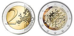 Commémorative 2 euros Allemagne 2023 UNC en couleur type A - Charlemagne