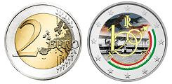Commémorative 2 euros Italie 2023 UNC en couleur type D - Armée de l'Air