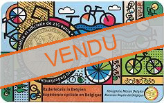 Commémorative 2.50 euros Belgique 2023 BU Coincard version Flamande - Cyclisme