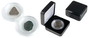 Ecrin numismatique NOBILE en métal pour monnaie sous capsule MAGIC L