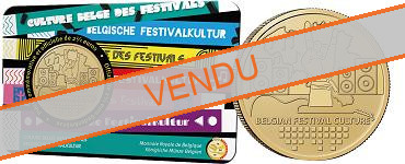 Commémorative 2.50 euros Belgique 2023 BU Coincard version Française - Culture Belge