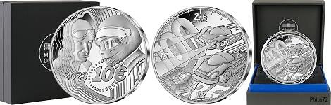 Commémorative 10 euros Argent Centenaire des 24h du Mans 2023 Belle Epreuve - Monnaie de Paris