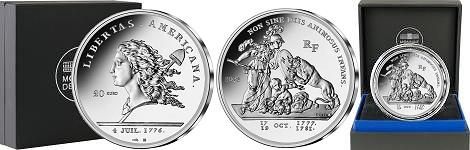 Commémorative 20 euros Argent 1 Oz Libertas Americana 2023 BE - Monnaie de Paris