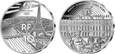 Commémorative 10 euros Argent Château de Versailles France 2023 BE - Monnaie de Paris