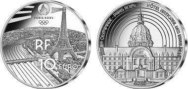 Commémorative 10 euros Argent Hôtel des Invalides France 2023 BE - Monnaie de Paris