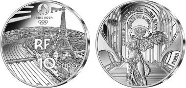 Commémorative 10 euros Argent Musée du Louvre France 2023 BE - Monnaie de Paris