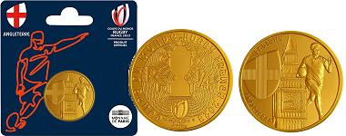 Grande Nation Rugby Angleterre 1/4 euro France 2023 UNC - Monnaie de Paris