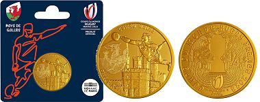 Grande Nation Rugby Pays de Galle 1/4 euro France 2023 UNC - Monnaie de Paris