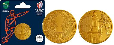 Grande Nation Rugby France 1/4 euro Irlande 2023 UNC - Monnaie de Paris