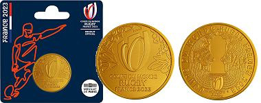 Grande Nation Rugby France 1/4 euro Emblème 2023 UNC - Monnaie de Paris