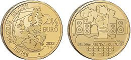 Commémorative 2.50 euros Belgique 2023 UNC - Culture Belge