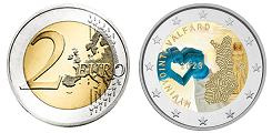 Commémorative 2 euros Finlande 2023 UNC en couleur type A - Services sociaux et de santé
