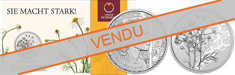 Commémorative 10 euros Argent Autriche 2023 BU - La Camomille