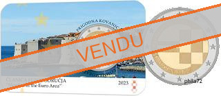 Commémorative 2 euros Croatie 2023 BU Coincard - 10 ans de l'adhésion à l'UE