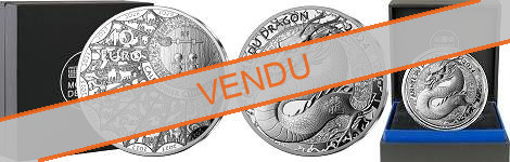 Commémorative 10 euros Argent année du Dragon France 2024 BE - Monnaie de Paris