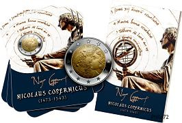 Commémorative 2 euros Malte 2023 BU Coincard - Nicolas Copernic