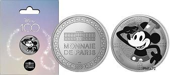 Centenaire de Disney Médaille 2023 Monnaie de Paris - Mickey