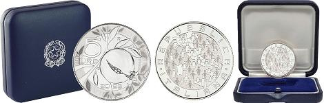 Commémorative 5 euros Argent Italie 2023 Fleur de Coin - Développement Démographique