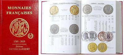 Gadoury Monnaies Française depuis 1789 - 26ème édition 2023