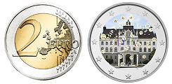 Commémorative 2 euros Slovénie 2023 UNC en couleur type D - 150 Ans de Josip Plemelj