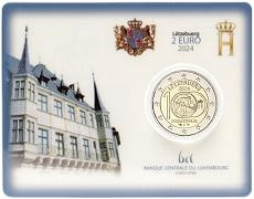 Commémorative 2 euros Luxembourg 2024 BU Coincard - 100 ans des Francs Lux