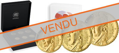 Coffret Sextuple 10, 20 et 50 cents France 2023-2024 BE - Monnaie de Paris