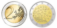 Commémorative 2 euros Belgique 2024 UNC - Présidence de l'UE