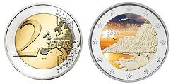 Commémorative 2 euros Allemagne 2024 UNC en couleur type B - Mecklembourg
