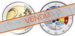 Commémorative 2 euros Belgique 2024 UNC en couleur type C - Présidence de l'UE