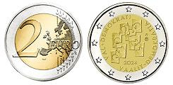 Commémorative 2 euros Finlande 2024 UNC - Elections et Démocratie