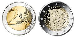 Commémorative 2 euros Allemagne 2024 UNC - Constitution de Francfort